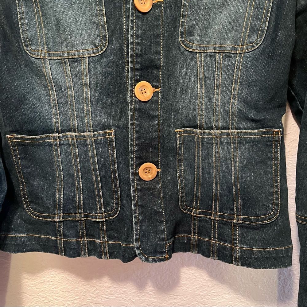 *30off3* Tulle Dressy Jean Jacket, Size XL - Excellent Condition​ - Picture 4 of 10